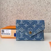 LOUIS VUITTON M13212 ヴィクトリーヌ財布 モノグラムデニム サイズ:12x2.5x9.5cm