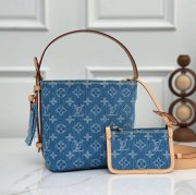 LOUIS VUITTON M28107 デニム 配色 デニム ショルダーバッグ ショルダー 18x16x12cm サイズ:18x16x12cm