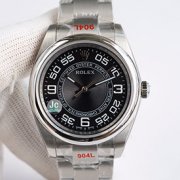 ROLEX 116000 オイスターパーペチュアル ブラック ホワイトサークル 2836搭載