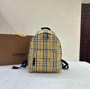 Burberry 最新タータンチェック エコキャンバス リュック タータンチェック ベージュ 7491 サイズ:42.5x30.5x14.5cm