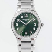 PATEK PHILIPPE 7300/1200A-011 PPF製 トゥエンティ4 オリーブグリーン レディース