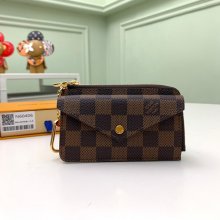 LOUIS VUITTON N60406 レクトヴェルソ カードケース ダミエエベン レッド サイズ:13x9.5x2.5cm