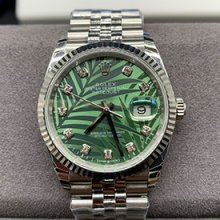 ROLEX M126234 デイトジャスト 36mm グリーンパーム 3235搭載 2024新作