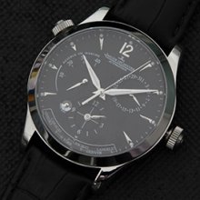 JAEGER-LECOULTRE マスタージオグラフィーク 黒文字盤 無償メンテナンス