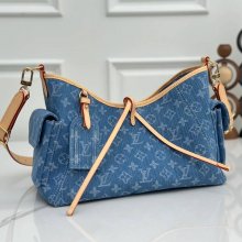 LOUIS VUITTON M28291 デニム 配色 ブルー 斜め掛けバッグ レディース斜め掛け手提げ 33.5x23x15cm サイズ:33.5x23x15cm