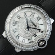 CARTIER バロンブルー 一部ダイヤ ホワイト文字盤 売上トップ