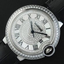 CARTIER バロンブルー 一部ダイヤ ホワイト文字盤 売上トップ