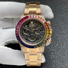 ROLEX デイトナ BLAKEN改装 スケルトン レインボー