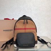 BURBERRY 8911 キャンバスチェックリュック サイズ:40x30cm