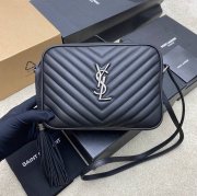 SAINT LAURENT 505730 ブラック、シルバー 斜め掛けバッグ クラシック 23x16cm サイズ:23x16cm