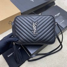 SAINT LAURENT 505730 ブラック、シルバー 斜め掛けバッグ クラシック 23x16cm サイズ:23x16cm