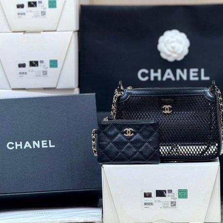 CHANEL ラムレザー 限定 ファッショナブル 20×13×4.5cm サイズ:20×13×4.5cm