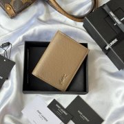 SAINT LAURENT 668736 二つ折り財布 荔枝紋 サイズ:11.5x9cm