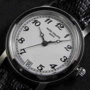 PATEK PHILIPPE カラトラバ ホワイト文字盤 アラビア数字 今購入お得