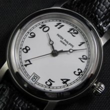 PATEK PHILIPPE カラトラバ ホワイト文字盤 アラビア数字 今購入お得
