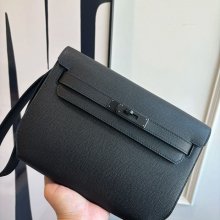 HERMES ケリー デペッシュ 25 クラッチバッグ エプソム革 ショルダーストラップ付き サイズ: