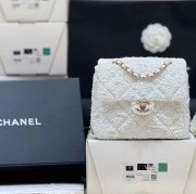 CHANEL ラムレザー リュックサック 限定 ファッショナブル 21×17×7cm サイズ:21×17×7cm