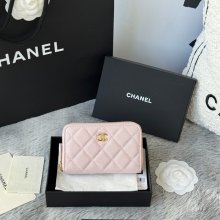 CHANEL 3686 0112 25c ラージジッピー長財布 カヴィア粒革 サイズ:12x8x2cm