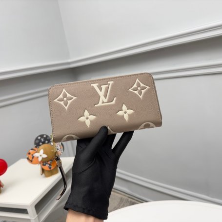 LOUIS VUITTON M69794 ジッピー長財布 モノグラムアンプラント グレー サイズ:19.5x10.5x2.5cm