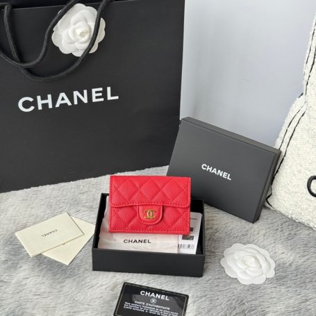 CHANEL AP0230 84401 三つ折り財布 細粒牛皮 サイズ:10.5x7.5cm