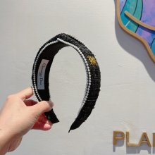 ディオール スタイル ヘアバンド パール