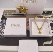 ネックレス D ゴールドCD太めチェーンネックレス — スワロフスキーシルバーシャドウ使用、クラシックでデイリーに最適