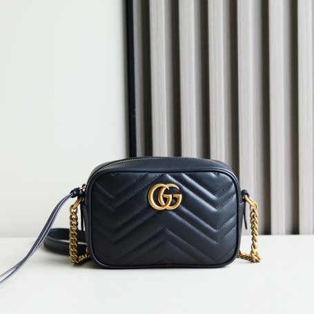 GUCCI 448065 ハンドバッグ GG、マルモント 18x12cm サイズ:18x12cm