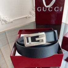 グッチ メンズ ベルト 自動バックル 35mm