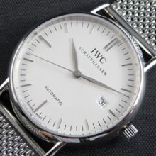 IWC ポルトフィーノ ホワイトダイヤル 紳士用 自動巻き
