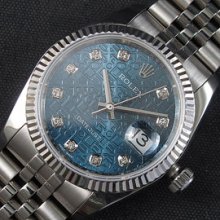 ROLEX デイトジャスト グリーンエンボス 安心ストア