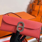 HERMES カーフスキン 脇下バッグ セミハンドメイド 24cm サイズ:24cm
