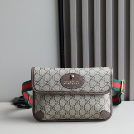 GUCCI GGシュプリーム タイガーウエストバッグ サイズ:24x16.5x3.8cm