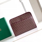 GOYARD ジュヴァンス 大洗面ポーチ ワインレッド サイズ:29.5x23x7.5cm