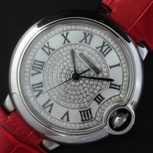 CARTIER バロンブルー 赤ベルト 24時間営業