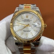 ROLEX 126333 デイトジャスト 41mm グレー デンフルーテッド