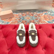 【MIUMIU】ウールローファードライビングシューズレディース