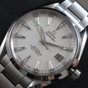 OMEGA シーマスター アクアテラ Asian ETA搭載 自動巻き ダークホワイト