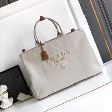 PRADA 2VG131 キャンバストート 斜め掛け サイズ:43x30x20cm