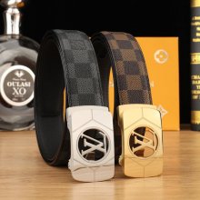 LV メンズ ベルト 自動バックル 35mm