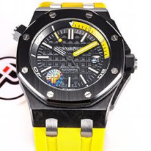 AUDEMARS PIGUET 15706AU ロイヤルオークオフショア ダイバー フォージドカーボン イエロー