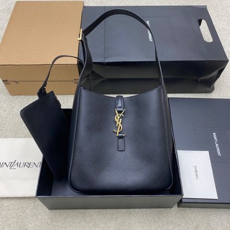 SAINT LAURENT 850533 ブラック、ゴールド 脇下バッグ クラシック 22x22x10cm サイズ:22x22x10cm