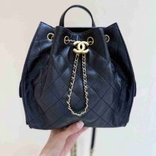 Chanel 25bag リュック オールレザー ブラック AS5600 サイズ:23x23x14cm