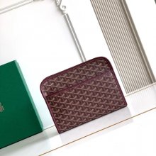 GOYARD ジュヴァンス 中洗面ポーチ ワインレッド サイズ:24.5x19cm