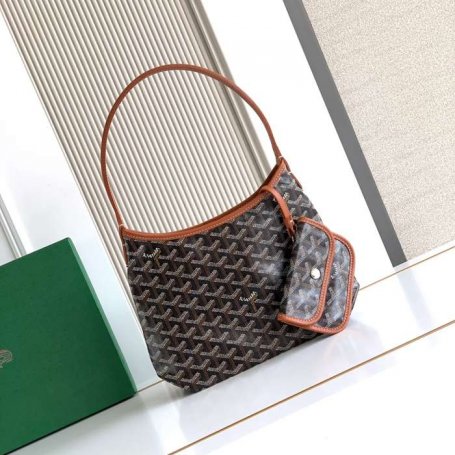 GOYARD S5505 ブラウン ショルダーバッグ、流浪バッグ、ミニバッグ ミニ 25x22x11.5cm サイズ:25x22x11.5cm