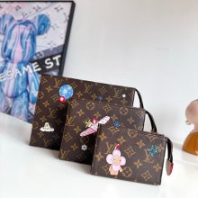 LOUIS VUITTON M15357 コスメポーチ ヴィヴィエンヌ サイズ:25x20x5.5cm
