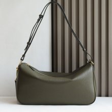 GUCCI 862530 カーフレザー、レザー グリーン ショルダーバッグ 馬銜 38cm サイズ:8X20X15cm