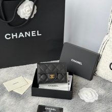 CHANEL AP0230 84401 三つ折り財布 細粒牛皮 サイズ:10.5x7.5cm