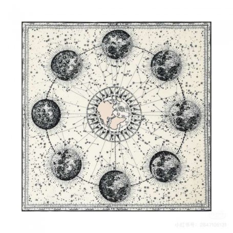 ディオール 星座プリントスカーフ 90x90cm