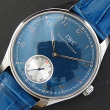 IWC ポルトフィーノ ブルー文字盤 インダイヤル秒針 コピー