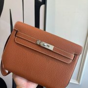 HERMES ケリー デペッシュ 25 クラッチバッグ トゴ革 ショルダーストラップ付き サイズ: